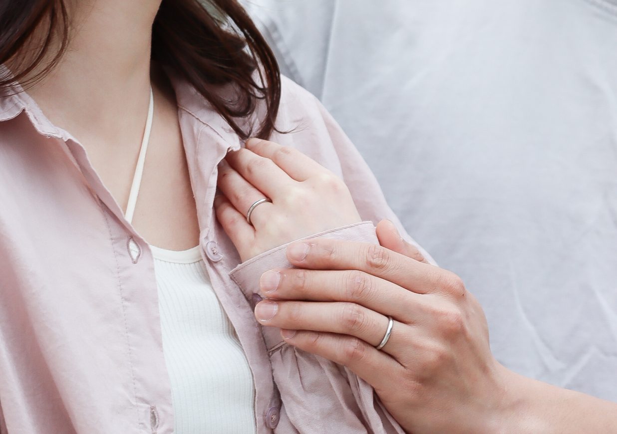 結婚指輪も手づくりで